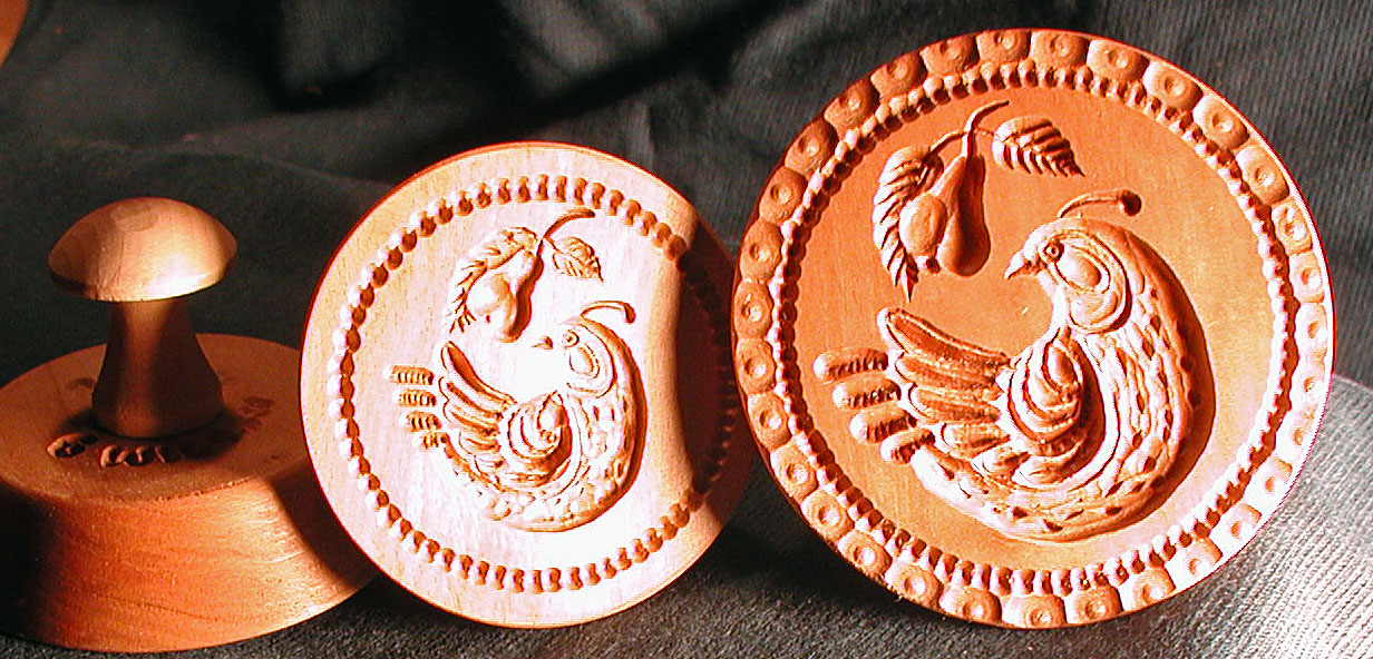 COOKIE STAMPS, handcarved by Gene Wilson