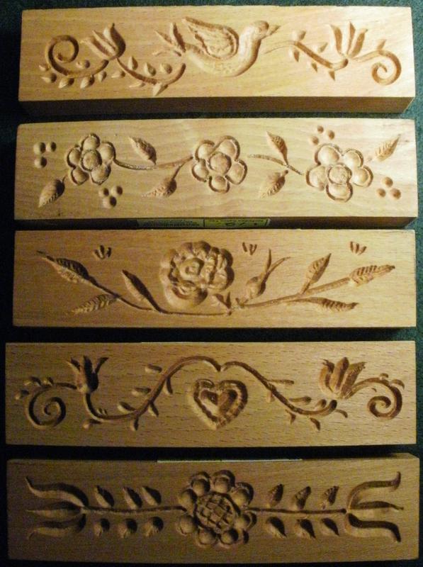 COOKIE STAMPS, handcarved by Gene Wilson