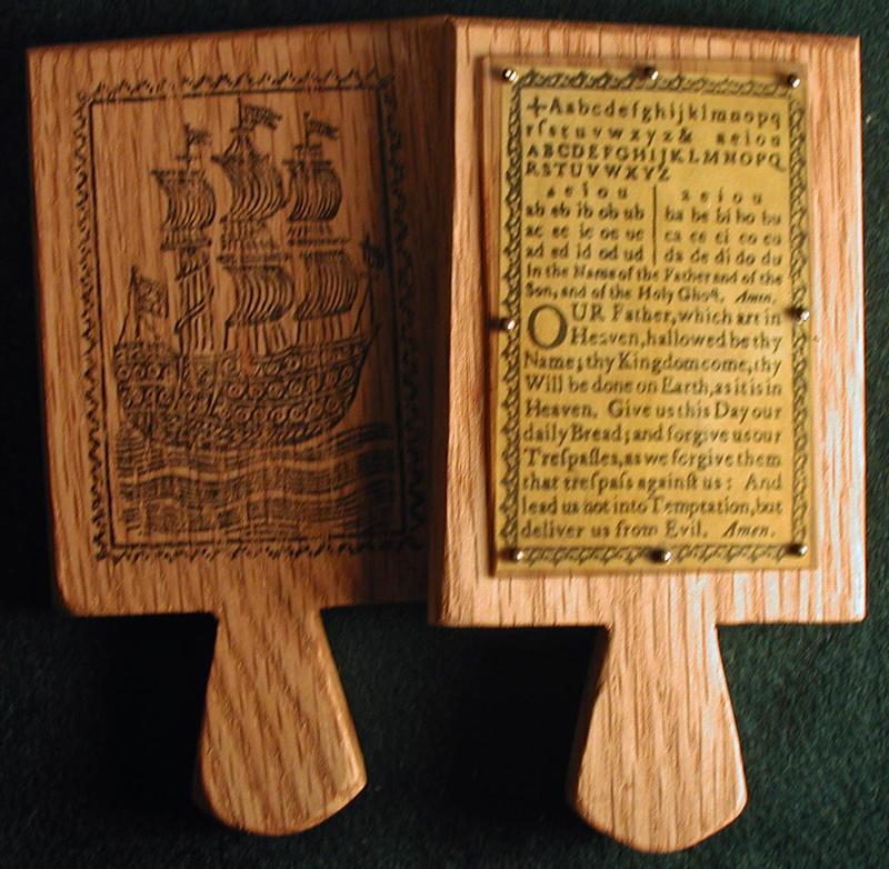 America's Only Source of Horn Book Replicas with genuine hornand of a 64 page History of ABC