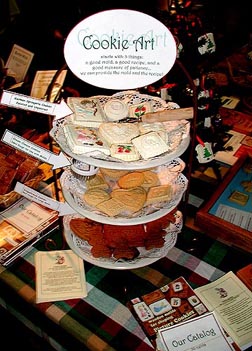 Our booth at the Belleville Woodcarvers Show, First Full Weekend in Novermber
